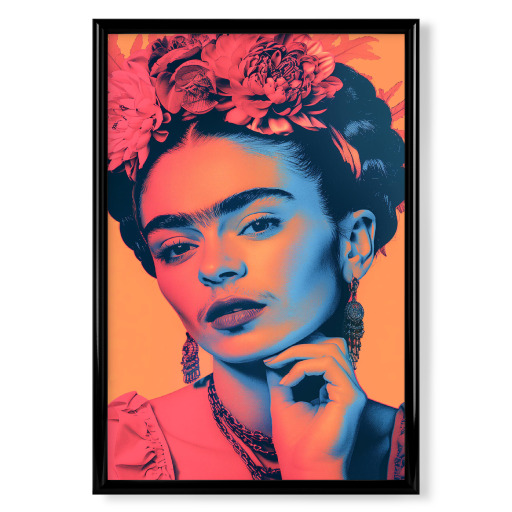 Frida pop art beach
