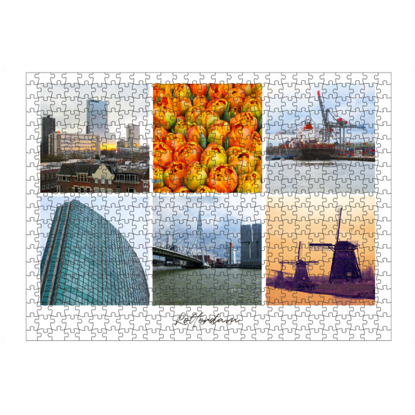 Puzzle Ravensburger "Rotterdam Collage" artboxONE - Städte,Reise,Architektur,Reise / Länder
