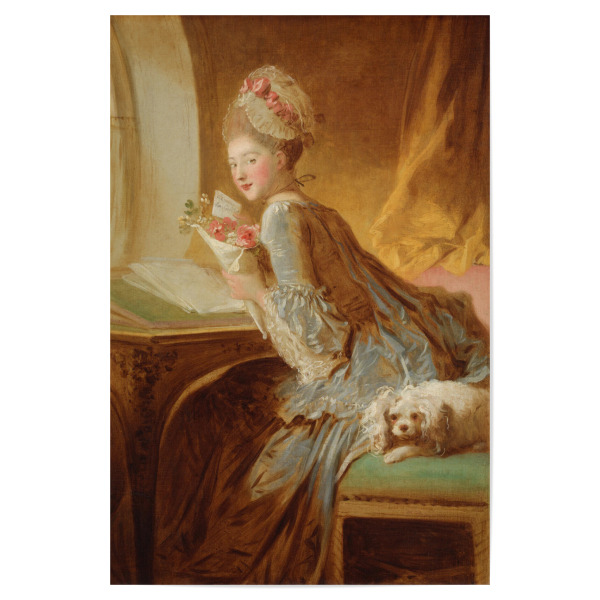 Poster "The Love Letter - J.H. Fragonard" artboxONE - Menschen,Liebe