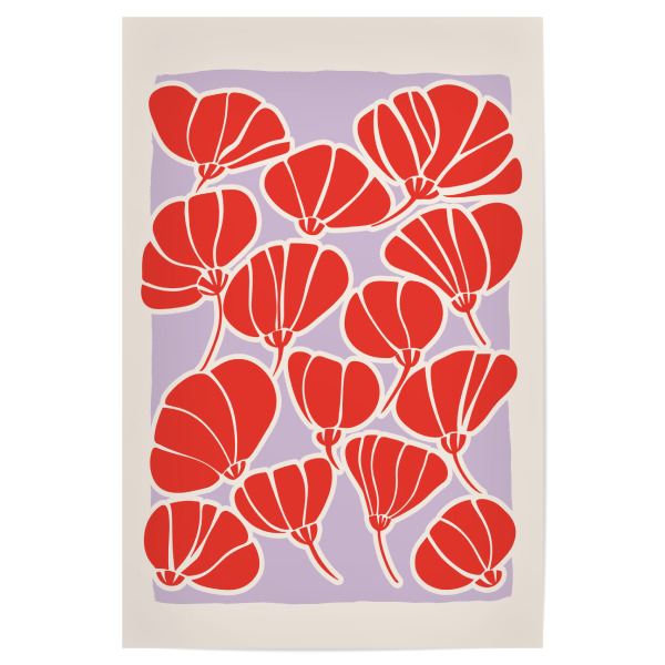 Poster 30x20 cm "Malou Studio-Flowers Tre" artboxONE - Natur,Floral,Unterwasser