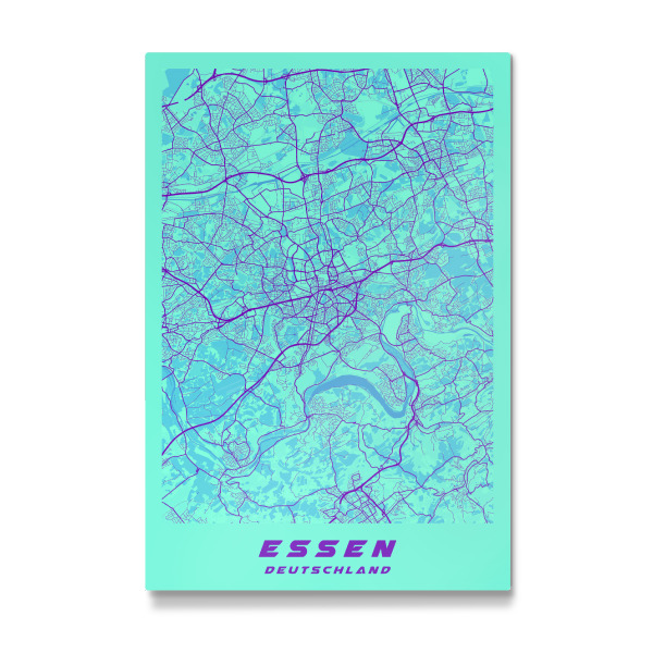 Galerie-Print "Essen Stadtplan" 30x20 cm artboxONE