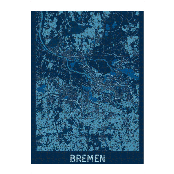 artboxONE Puzzle "City Bremen" artboxONE - Städte / Weitere,Kartografie