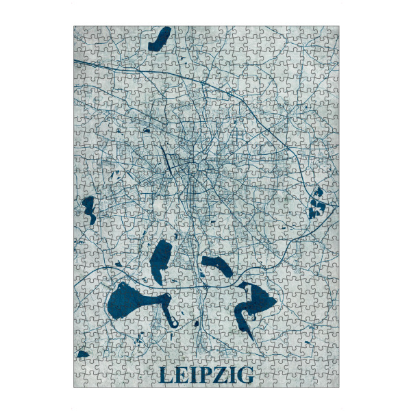 artboxONE Puzzle "Vintage Leipzig" artboxONE - Städte / Weitere,Kartografie