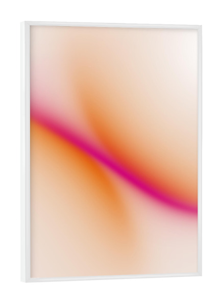 Poster mit weißem Rahmen "Malou Studio-Dopamine" artboxONE - Typografie,Abstrakt,Für Mama - Farbenfroh,Verlauf,Form,Modern,Abstrakt,Bunt,Maximalismus