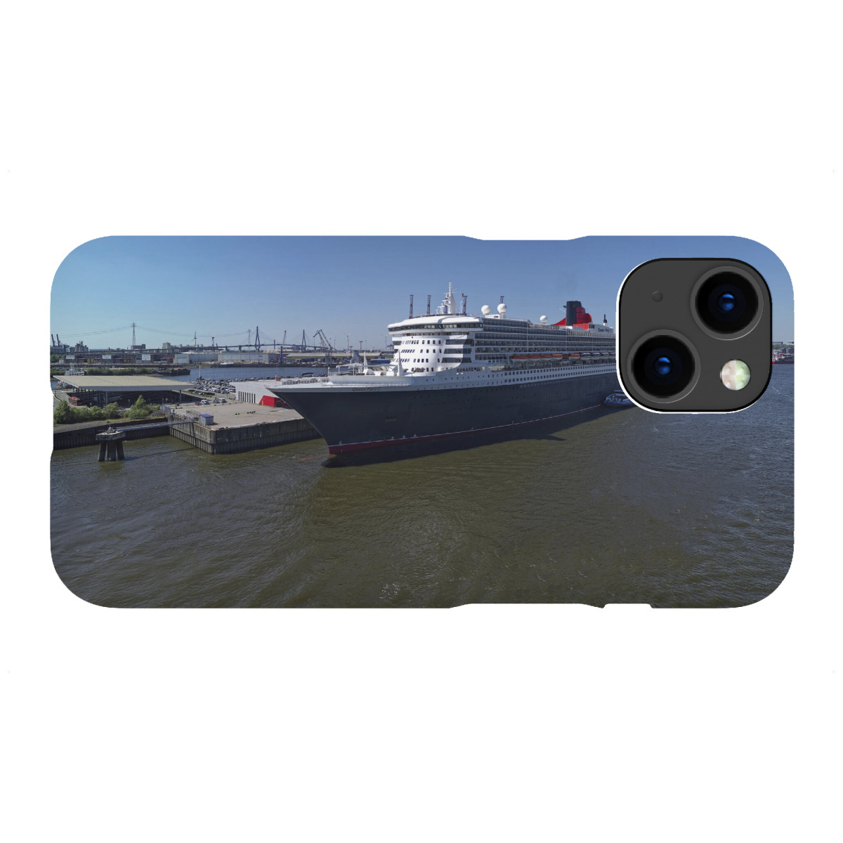 "Hamburg Kaiser-Wilhelm-Hafen, Pano"für iPhone - Premium-Case Handyhülle artboxONE