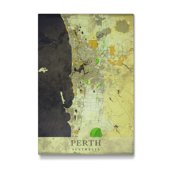 Galerie-Print "Perth Vintage City Map" 30x20 cm artboxONE