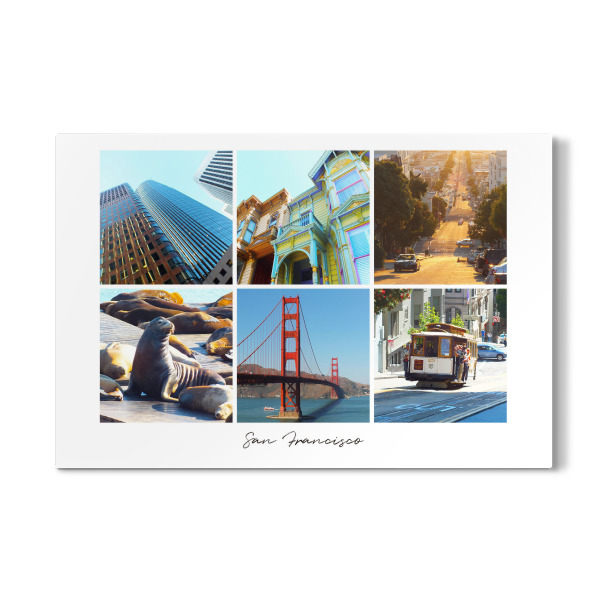 Galerie-Print "San Fancisco Collage" 30x20 cm artboxONE