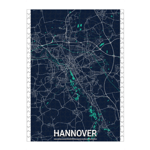 Puzzle Ravensburger "Hannover CityMap" artboxONE - Städte / Weitere,Kartografie