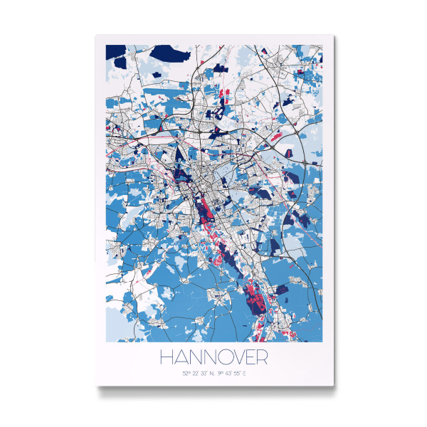 Galerie-Print "City Hannover" 30x20 cm artboxONE