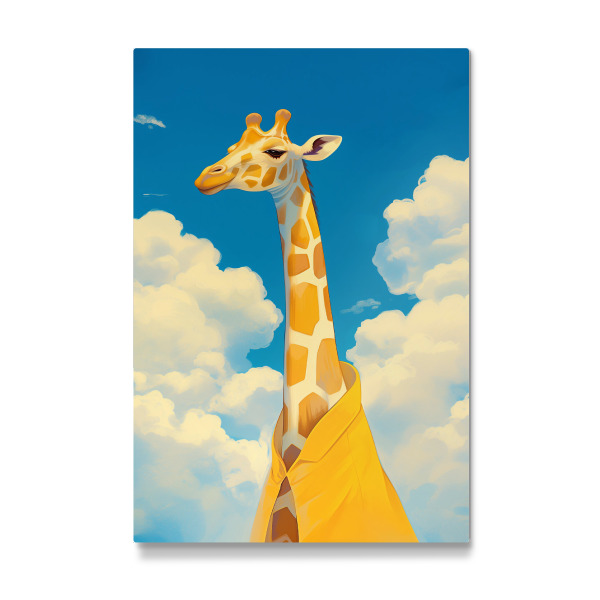 Galerie-Print "Gelbe Giraffe" 75x50 cm artboxONE