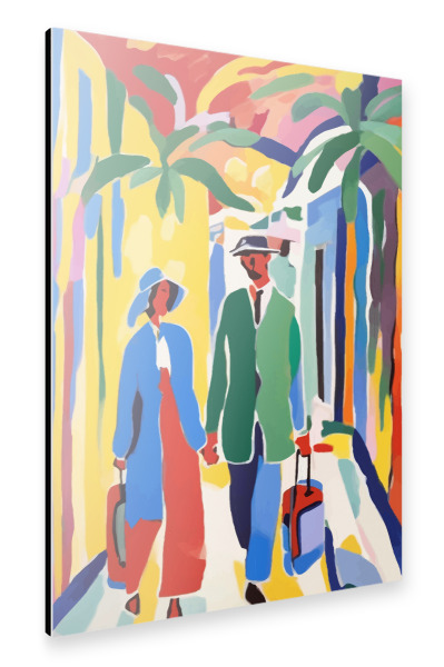 Alu-Dibond "Ein Zeuge Ihrer Lebensreise" 30x20 cm artboxONE