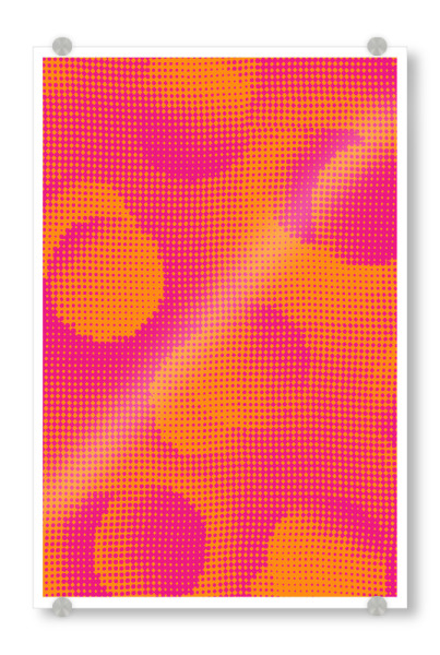 Acrylglasbild "Malou Studio-Grid Pattern Pink" artboxONE - Abstrakt,Für Mama,Galaxy