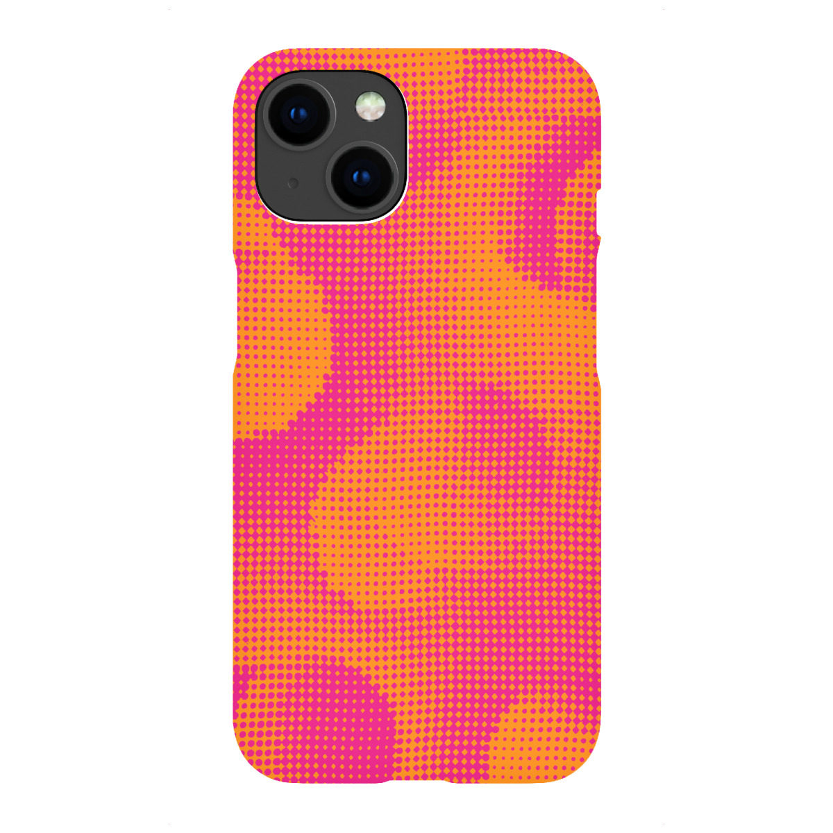 "Malou Studio-Grid Pattern Pink"für iPhone - Premium-Case Handyhülle artboxONE