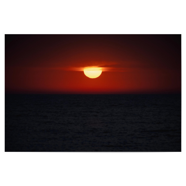 Poster "Die Sonne ist untergegangen" artboxONE - Natur,Reise,Reise / Strand und Meer,Reise / Länder