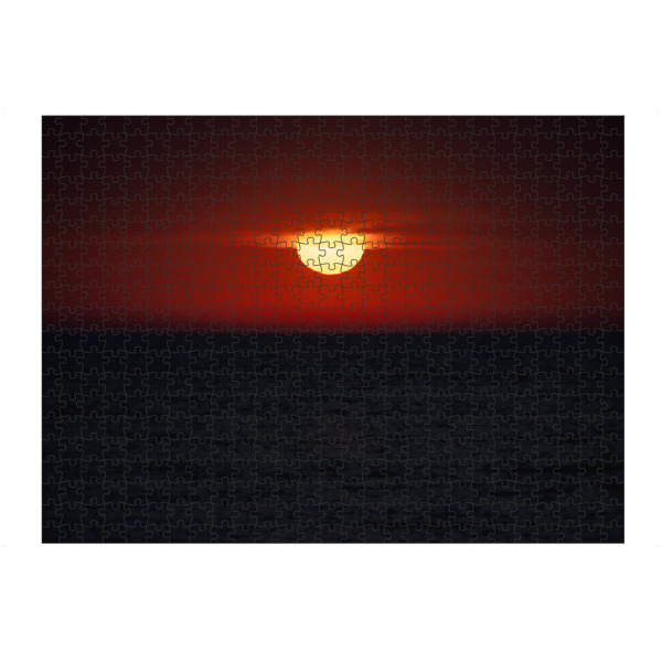Puzzle Ravensburger "Die Sonne ist untergegangen" artboxONE - Natur,Reise,Reise / Strand und Meer,Reise / Länder