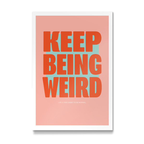 Galerie-Print "Malou Studio-Keep Being Weird R" 30x20 cm artboxONE