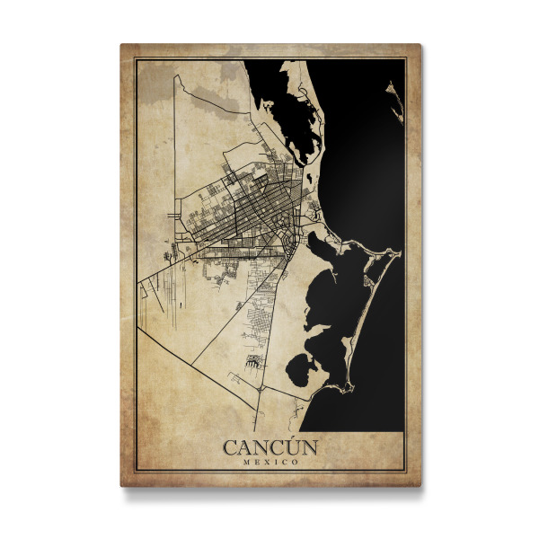 Galerie-Print "Cancun Vintage City" 30x20 cm artboxONE