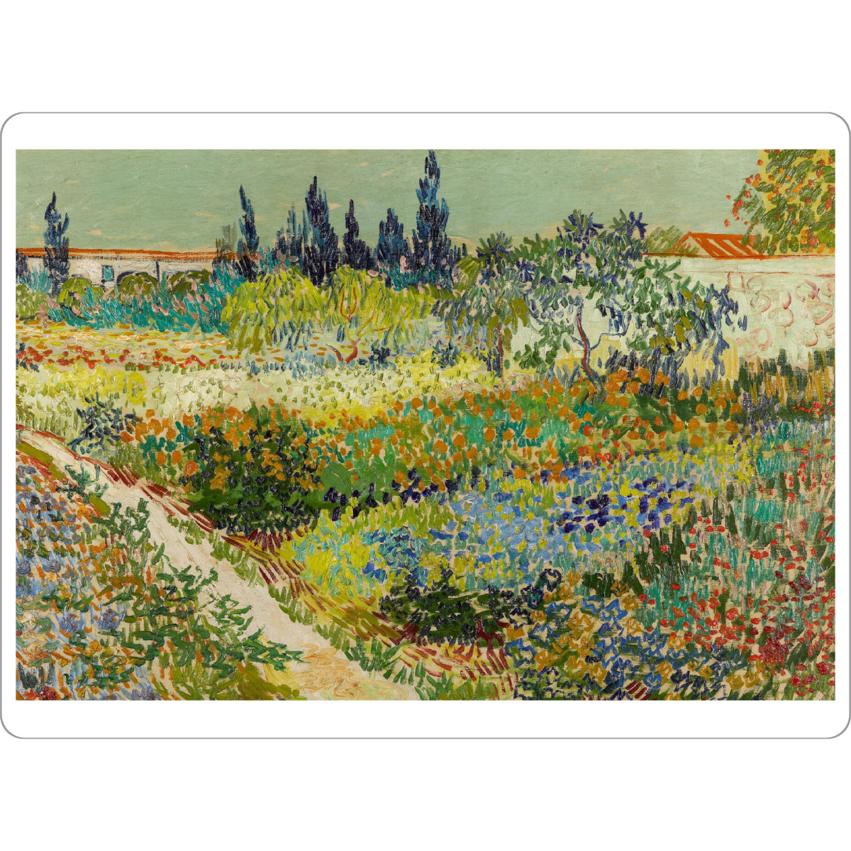 Tischset "Van Gogh - Garten in Arles" artboxONE - Typografie,Natur,Floral