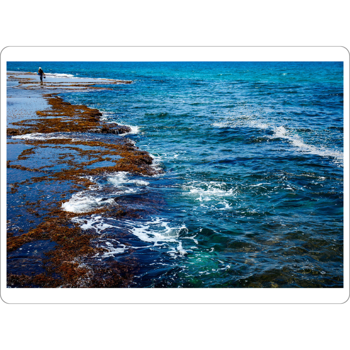 Tischset "Sdot Yam Strand (5)" artboxONE - Natur,Reise,Menschen,Reise / Strand und Meer,Reise / Länder