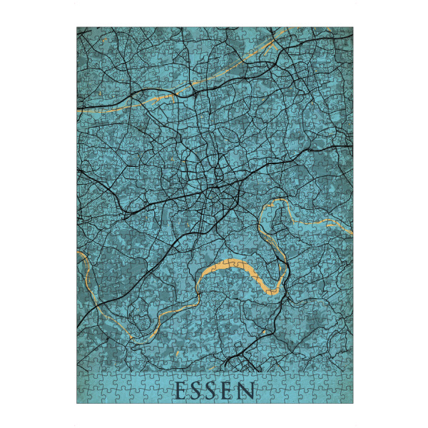 artboxONE Puzzle "Essen Vintage Stadtplan" artboxONE - Städte / Weitere,Kartografie