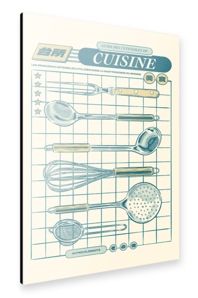 Alu-Dibond "Küchenführer Sonstiges" 30x20 cm artboxONE