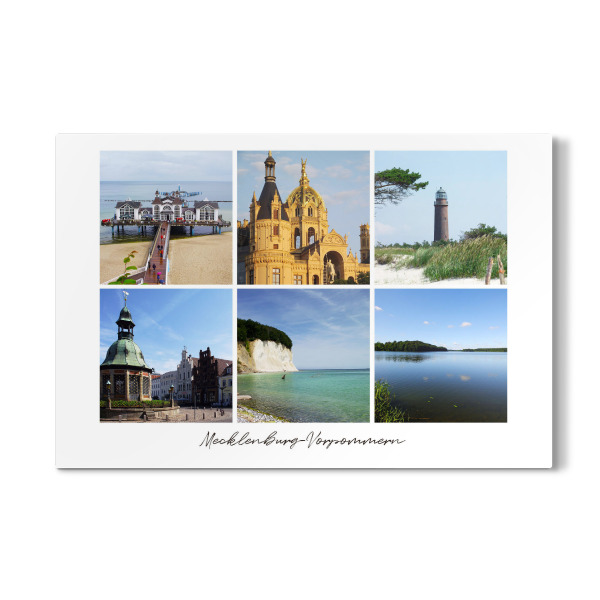 Galerie-Print "Mecklenburg-Vorpommern Kollage" 30x20 cm artboxONE