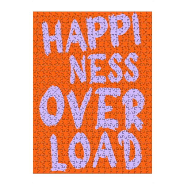 Puzzle Ravensburger "Glücksüberflutung" artboxONE - Typografie,Für Kinder,Liebe,Lustig