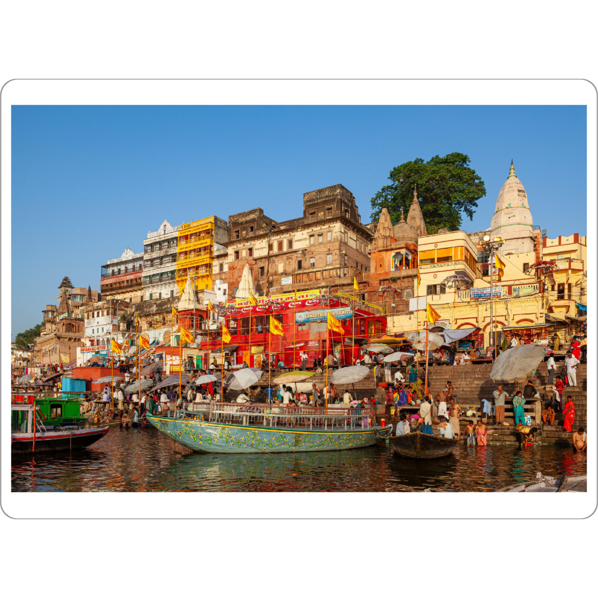 Tischset "Tempel Ghats am Ganges" artboxONE - Architektur,Reise / Asien