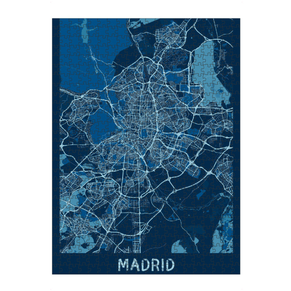 artboxONE Puzzle "Stadtplan Madrid" artboxONE - Städte / Weitere,Kartografie