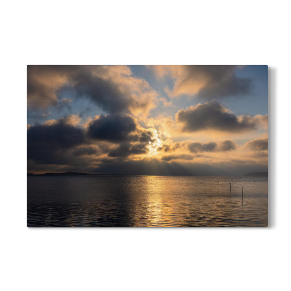 Galerie-Print "Sonnenuntergang am Achterwasser" 30x20 cm artboxONE