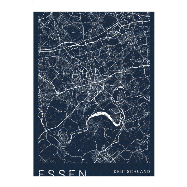 Puzzle Ravensburger "Essen Deutschland" artboxONE - Städte / Weitere,Kartografie