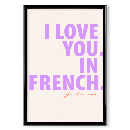 Malou Studio-I love you. In French