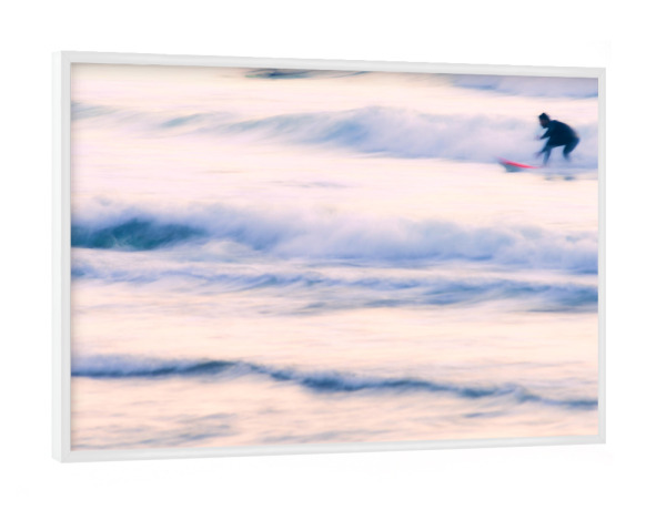 Poster mit weißem Rahmen "Surfing man" artboxONE - Menschen,Reise / Strand und Meer,Sport,Für Papa