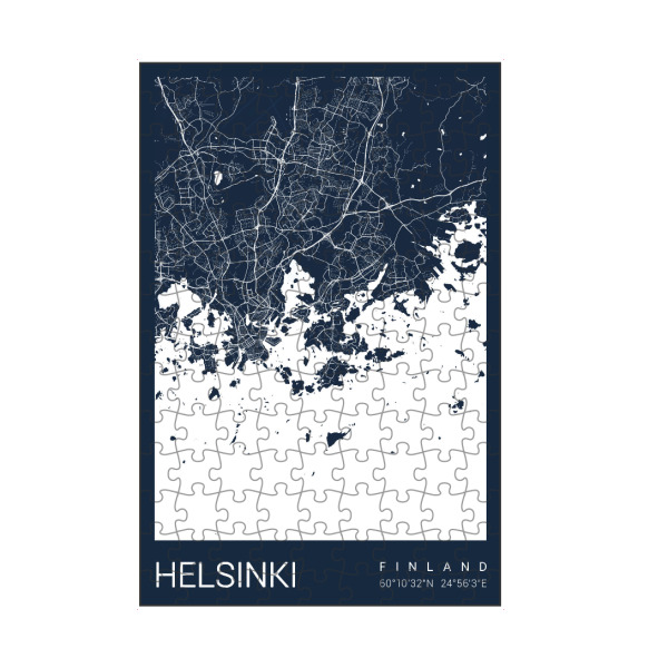 artboxONE Puzzle "Helsinki Finnland" artboxONE - Städte / Weitere,Kartografie