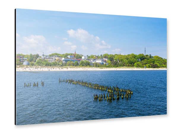 Alu-Dibond "Blick auf Heringsdorf" 30x20 cm artboxONE
