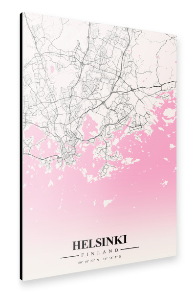 Alu-Dibond "City Helsinki" 30x20 cm artboxONE