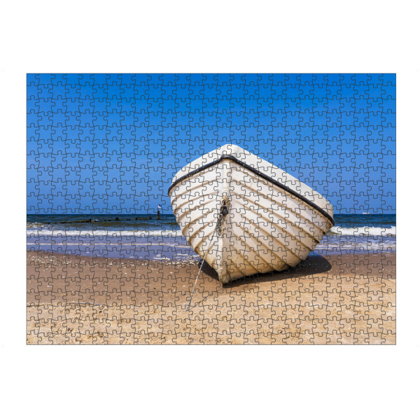 Puzzle Ravensburger "Fischerboot in Bansin" artboxONE - Natur,Reise,Reise / Strand und Meer