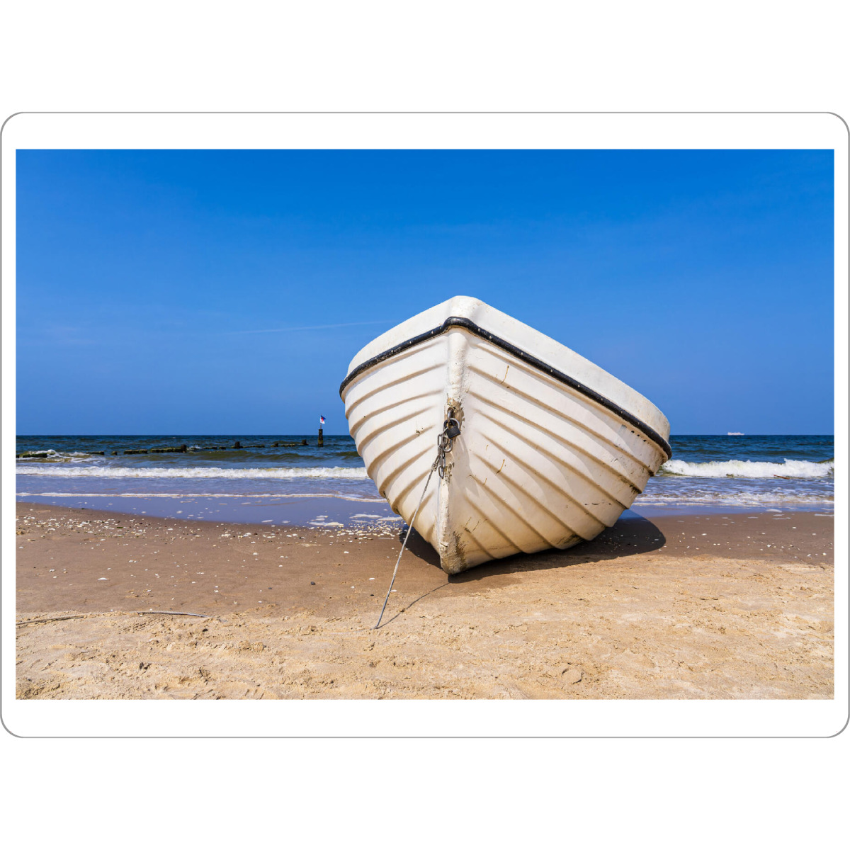 Tischset "Fischerboot in Bansin" artboxONE - Natur,Reise,Reise / Strand und Meer