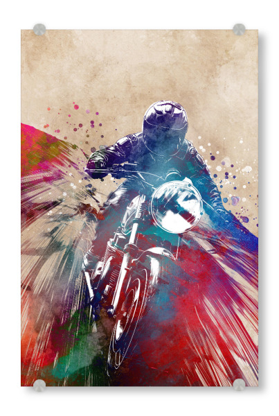Acrylglasbild "Motorsport-Sportkunst I" artboxONE - Sport / Motorsport,Sport - Motor,Motoren,Motorsport,Sport,Sport,Motorrad