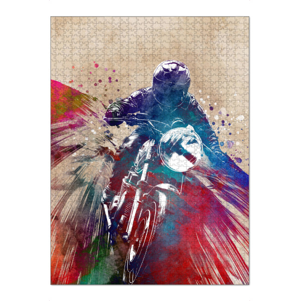 Puzzle Ravensburger "Motorsport-Sportkunst I" artboxONE - Sport / Motorsport,Sport - Motor,Motoren,Motorsport,Sport,Sport,Motorrad - Bild motor