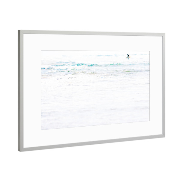 Poster mit Rahmen Silber "Surfer (2)" artboxONE - Menschen,Reise / Strand und Meer,Sport,Sport / Motivation,Für Papa