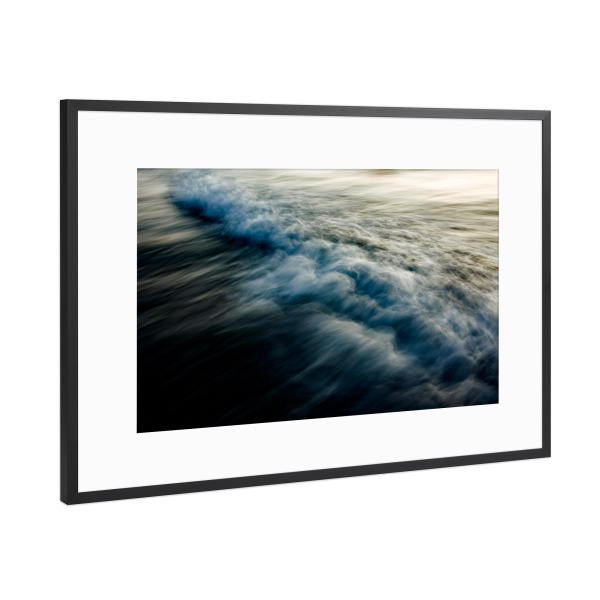Poster mit Rahmen Schwarz (Metallic) "Die Einzigartigkeit der Wellen" artboxONE - Natur,Abstrakt,Reise / Strand und Meer,Reise / Länder,Für Mama