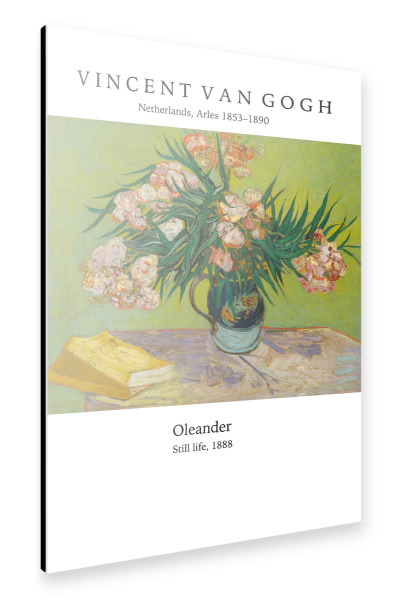 Alu-Dibond "Vincent van Gogh - Oleander" 30x20 cm artboxONE
