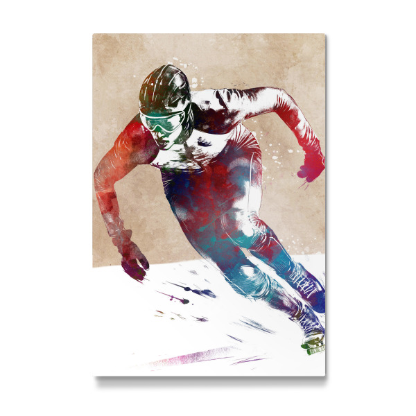 Galerie-Print "Eisschnelllauf Sportkunst A" 75x50 cm artboxONE