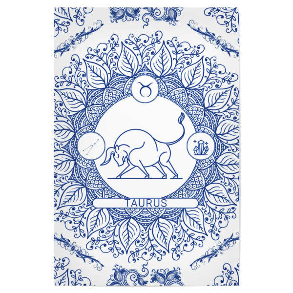 Poster "Zodiac - Portuguese - Taurus" artboxONE - Natur,Floral,Abstrakt