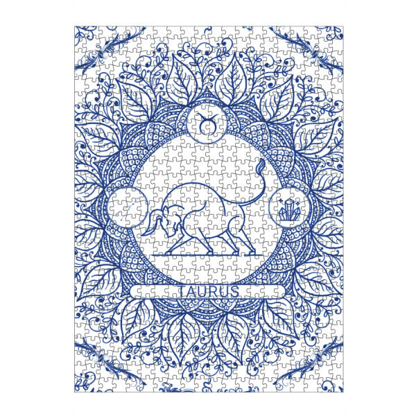 Puzzle Ravensburger "Zodiac - Portuguese - Taurus" artboxONE - Natur,Floral,Abstrakt