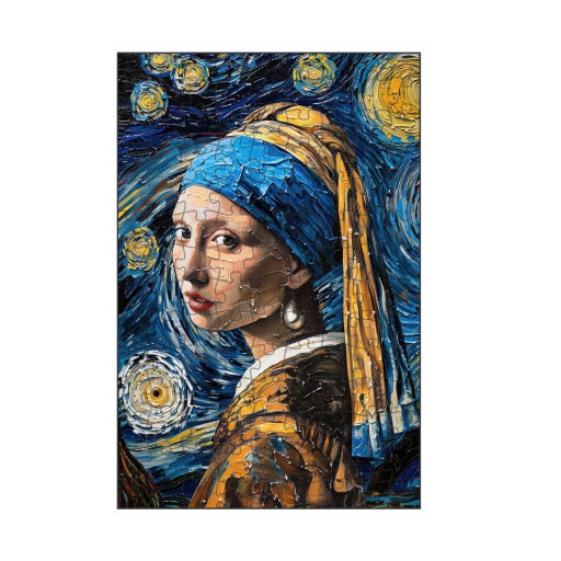Pearl earring x Starry Night