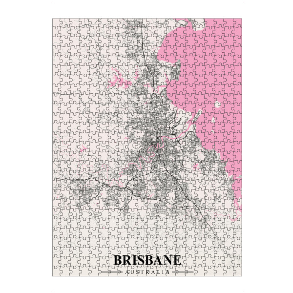 Puzzle Ravensburger "City Brisbane Australien" artboxONE - Städte / Weitere,Kartografie