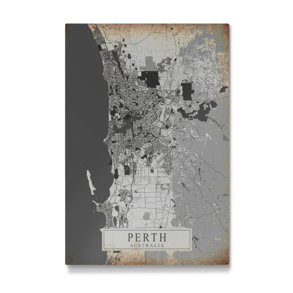 Galerie-Print "Retro City Perth" 30x20 cm artboxONE