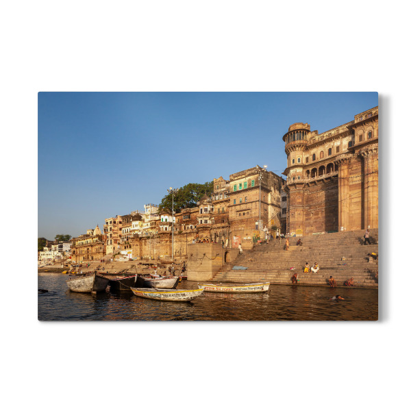 Galerie-Print "Varanasi Gats am Ganges" 30x20 cm artboxONE